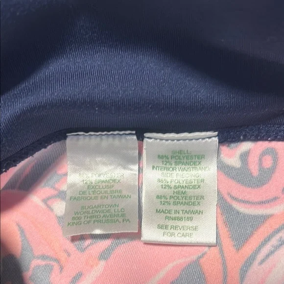 Lilly Pulitzer Luxletic Cropped Athletic Leggings Pants L Large - Picture 5 of 10